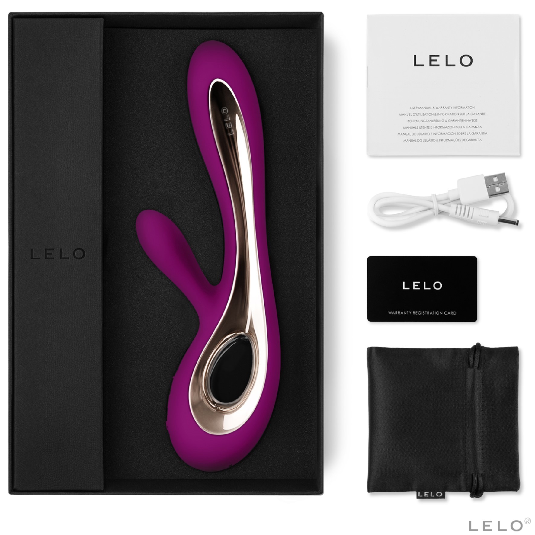 Lelo Soraya 2 Deep Rose G Noktası Rabbit Vibratör