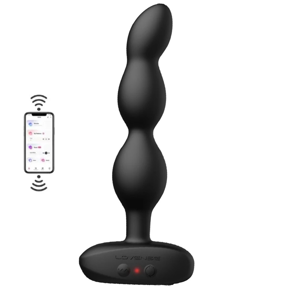 Lovense Ridge Telefon Kontrollü ve Hareketli Anal Boncuk