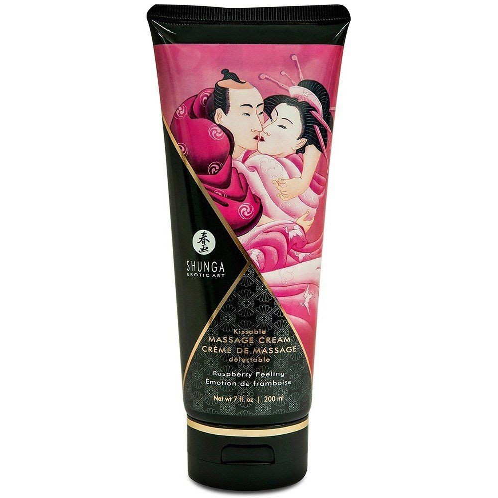Shunga Kissable Massage Cream Ahududulu 200 Ml