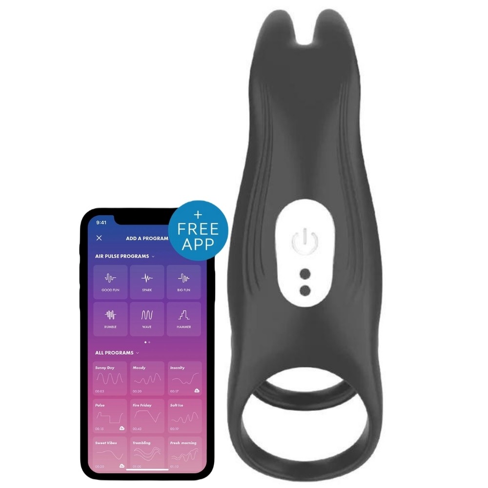 Erox Alex Telefon Kontrollü ve G Spot Uyarıcı Penis Halkası