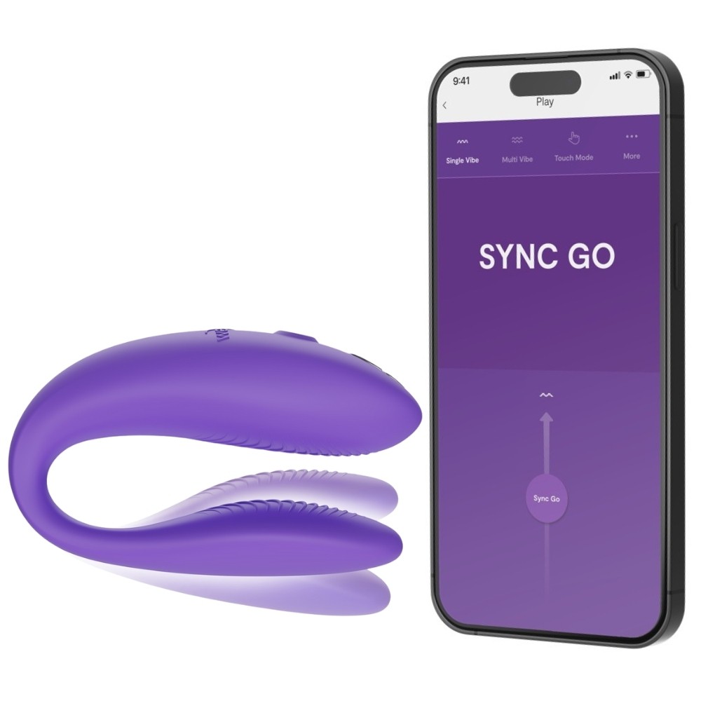 We-Vibe Sync Go Telefon Kontrollü Partner Vibratör - Purple