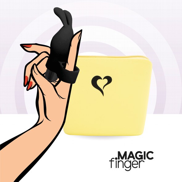 FeelzToyz Magic Finger Parmak Vibratör Black