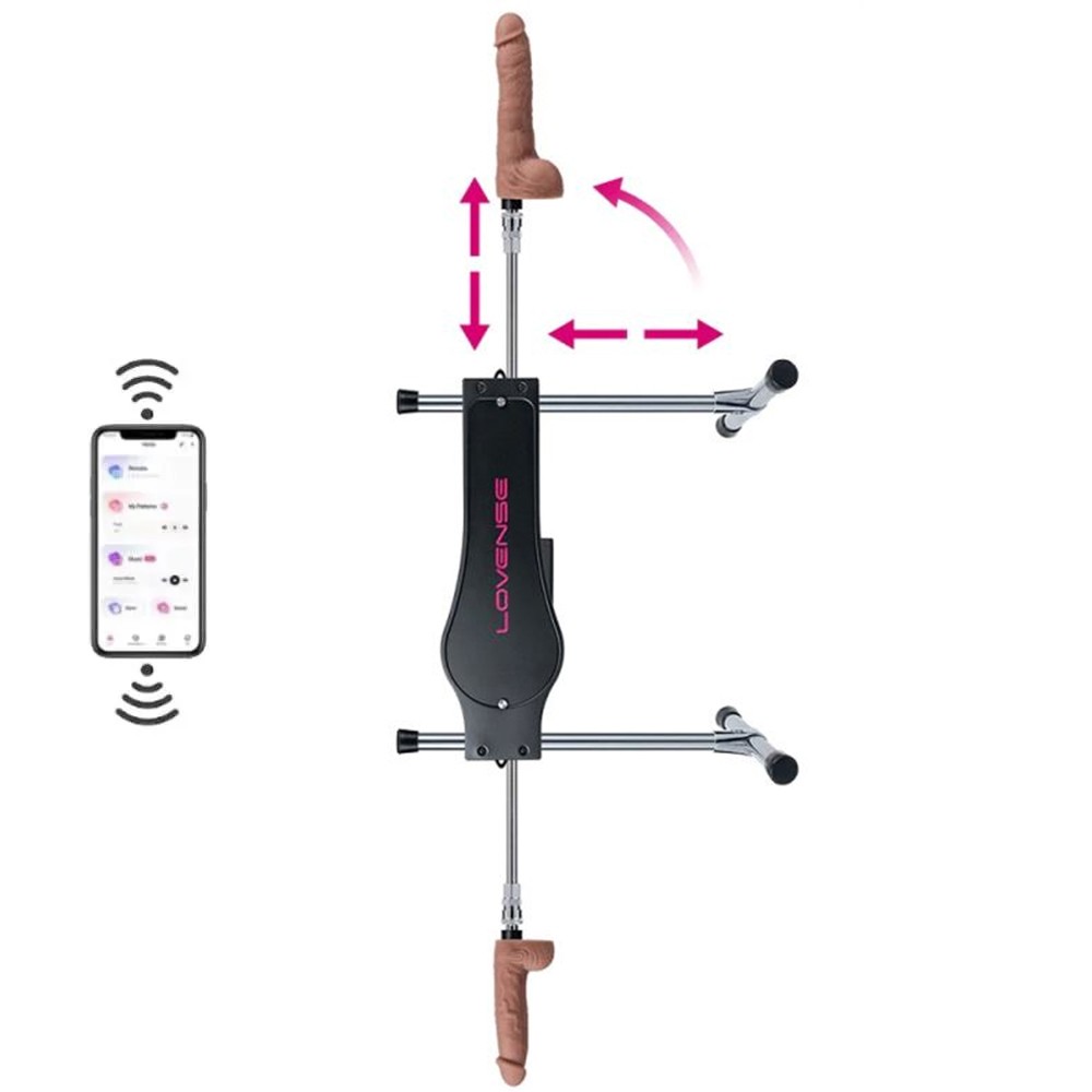 Lovense Sex Machine Telefon Kontrollü Güçlü Sex Makinesi