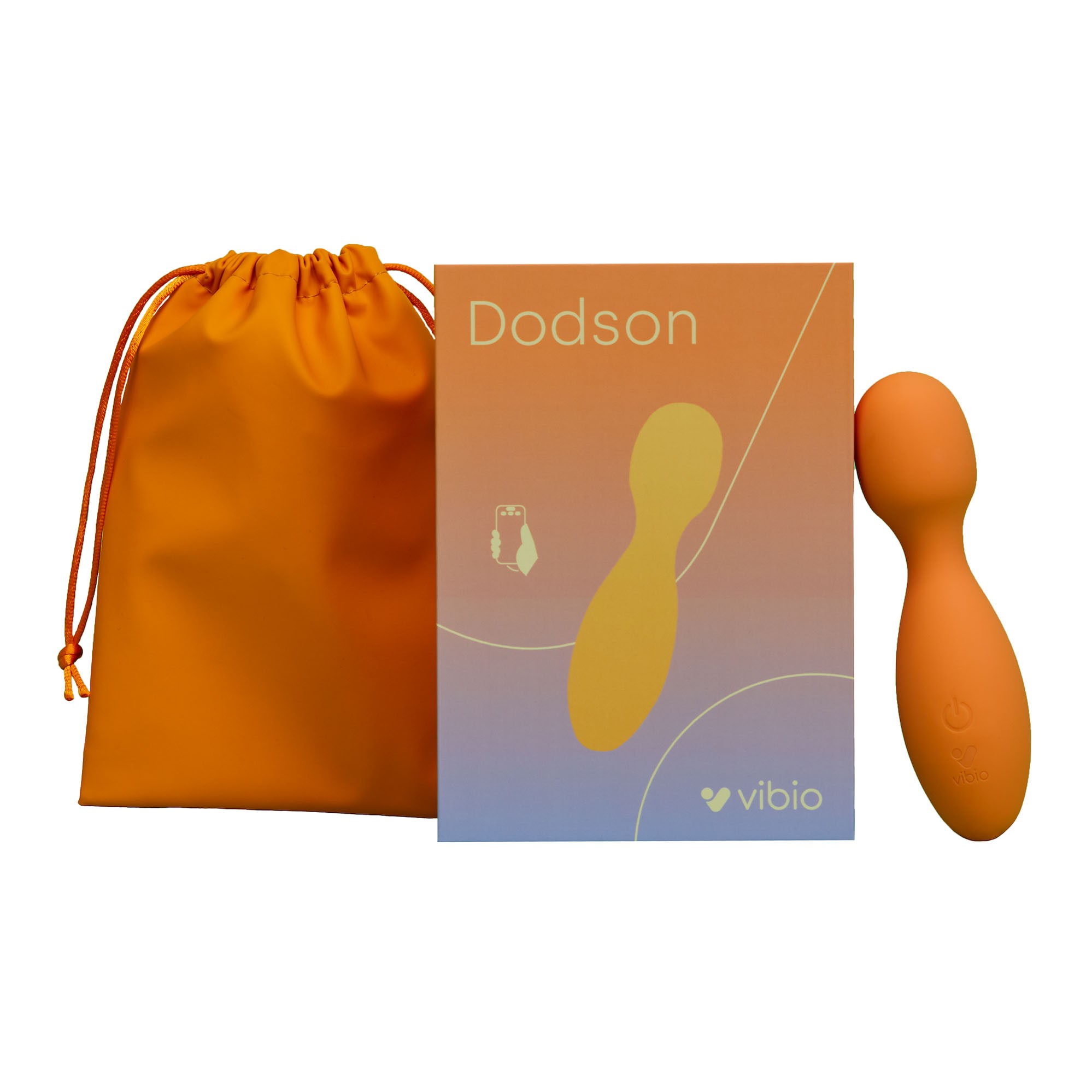 Vibio Dodson Telefon Kontrollü Mini Wand Vibrator Orange