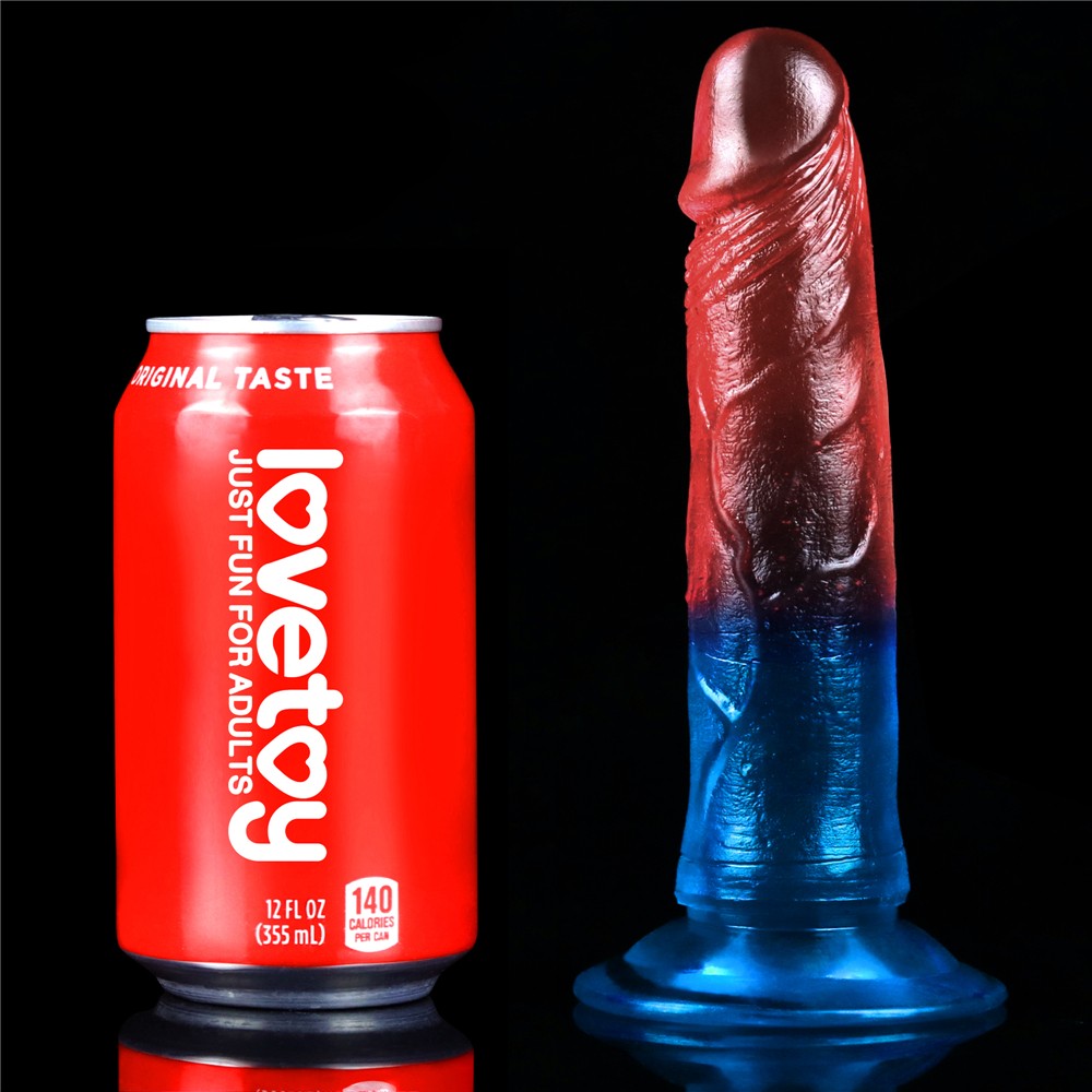 Lovetoy Dazzle Studs 17.5 cm Jel Doku Flexible Realistik Penis