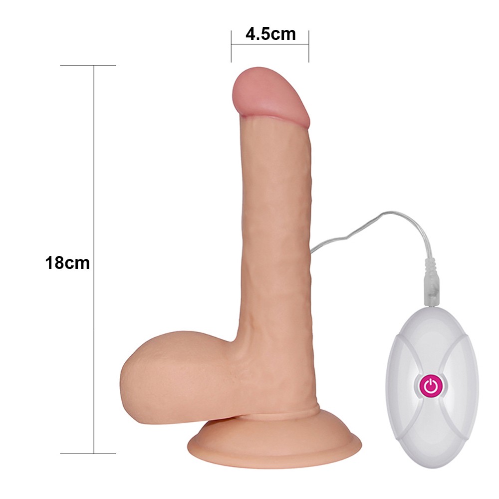 Soft Dude UR3 Titreşimli Kemerli Realistik Penis 19 cm