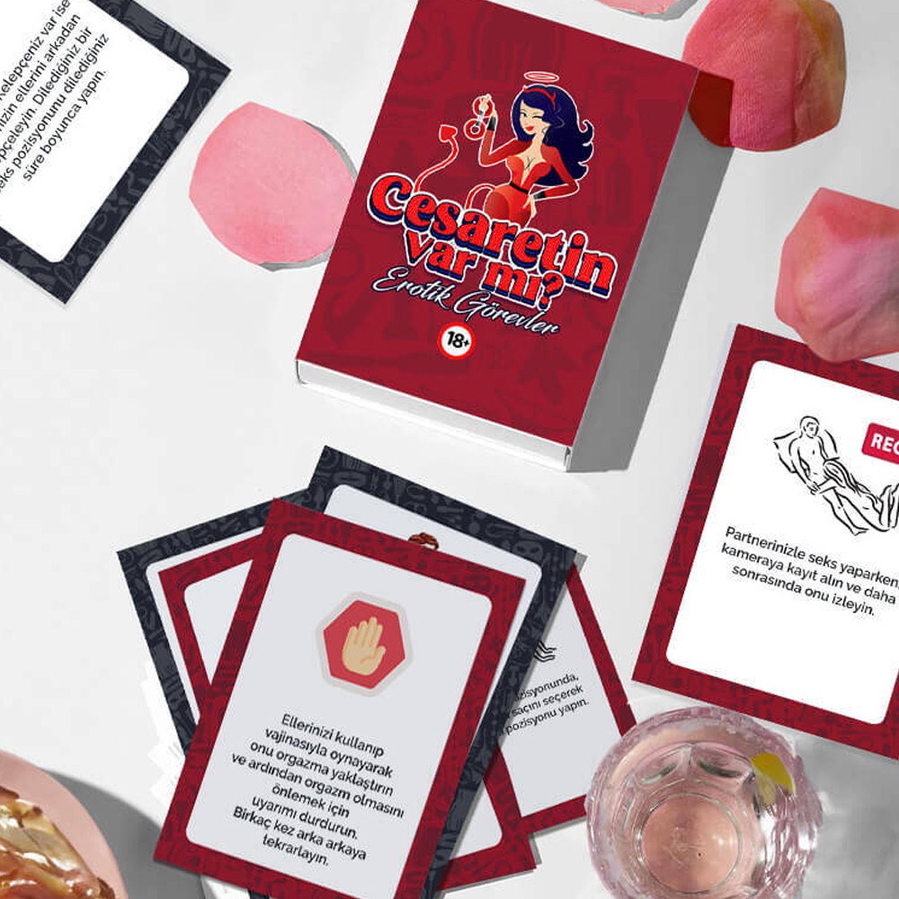 Erox Erotica Game Cesaretin Var Mı Oyun Kartları