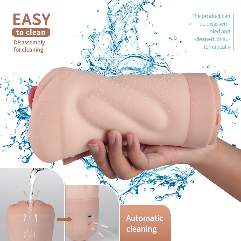 Shequ No.6 Beta Suction Emiş Güçlü Titreşimli Masturbator Vajina SQ-MA60120