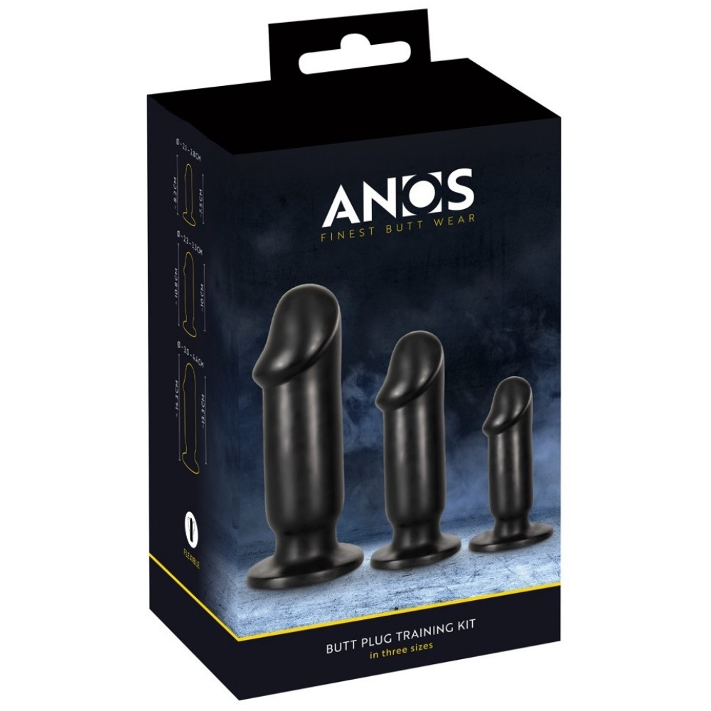 Anos Butt Plug Training Kit Anal Alıştırıcı Set