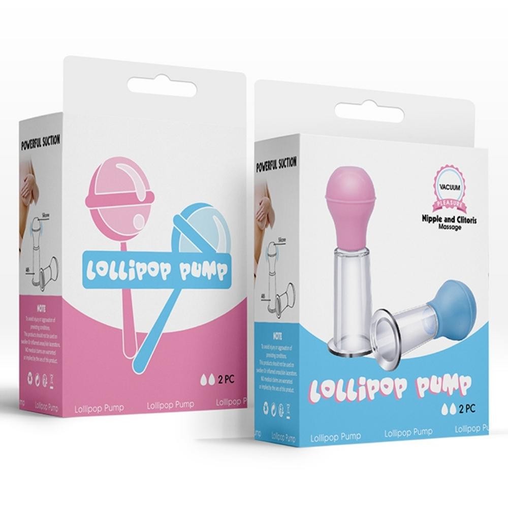Canwin Lollipop Çiftli Klitoral ve Göğüs Ucu Pompası 2 PC