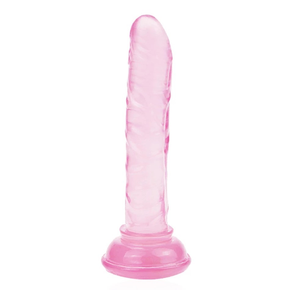 Erox Blues Anal ve Vajinal Realistik Penis 14 cm Pink