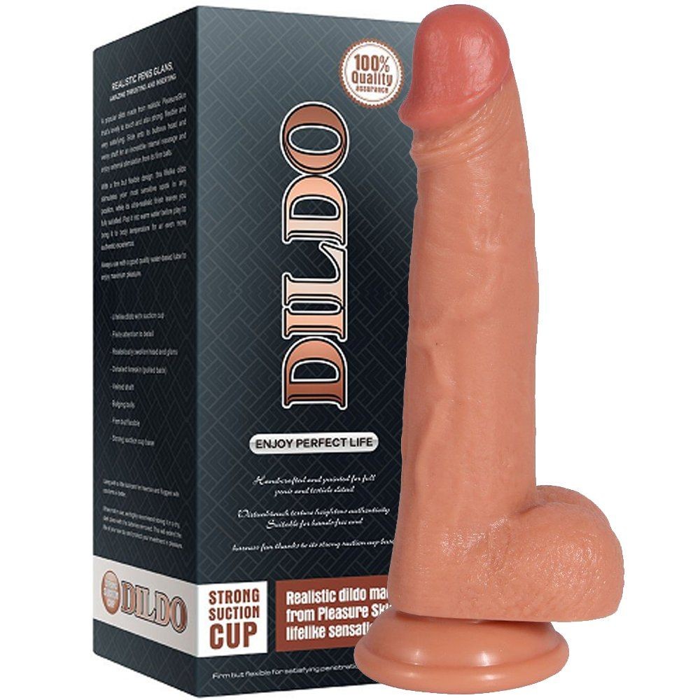 Dildo Series Archie Çift Katmanlı Ultra Yumuşak 21 Cm Realistik Penis