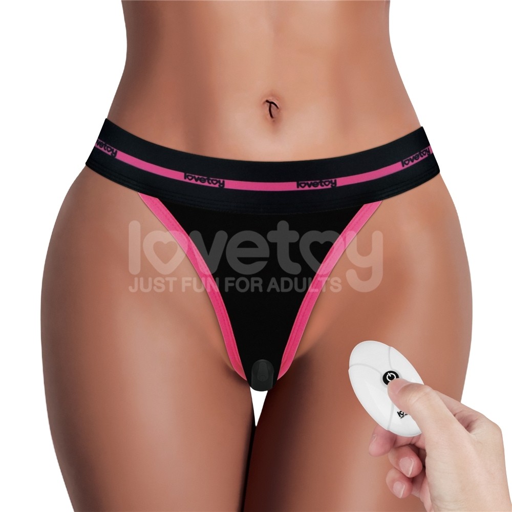 Lovetoy Printed Vibrating Sexy Panties Giyilebilir Tanga Vibratör XS-S Beden