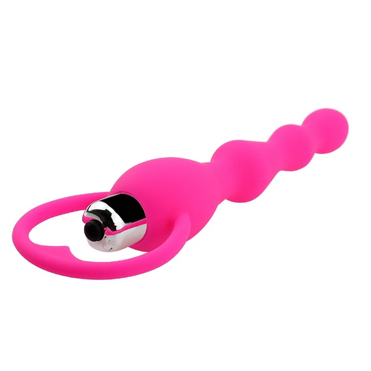 Erox Anal Fantasy Boğumlu 10 Mod Anal Vibratör Pembe