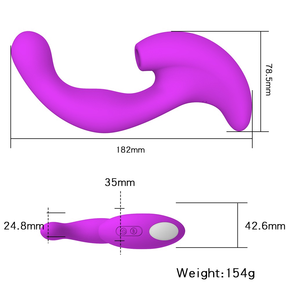 Erox G-Stimulation Vibe Purple Emiş Güçlü Vibratör