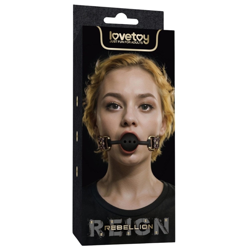 Lovetoy Rebellion Reign Ball Gag Nefes Alınabilir Silikon Ağız Topu