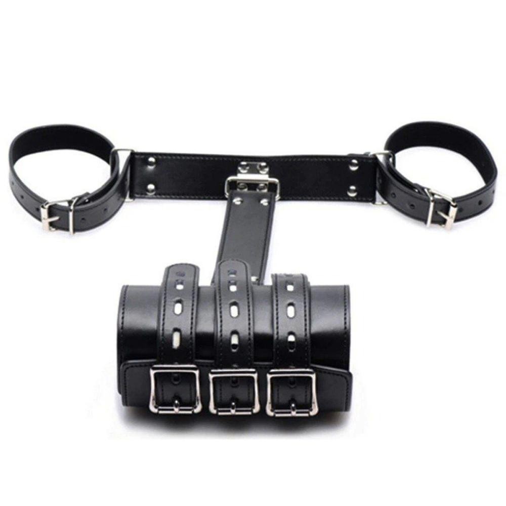 Erox Leather Harness Armbinder Bondage Bağlama Seti