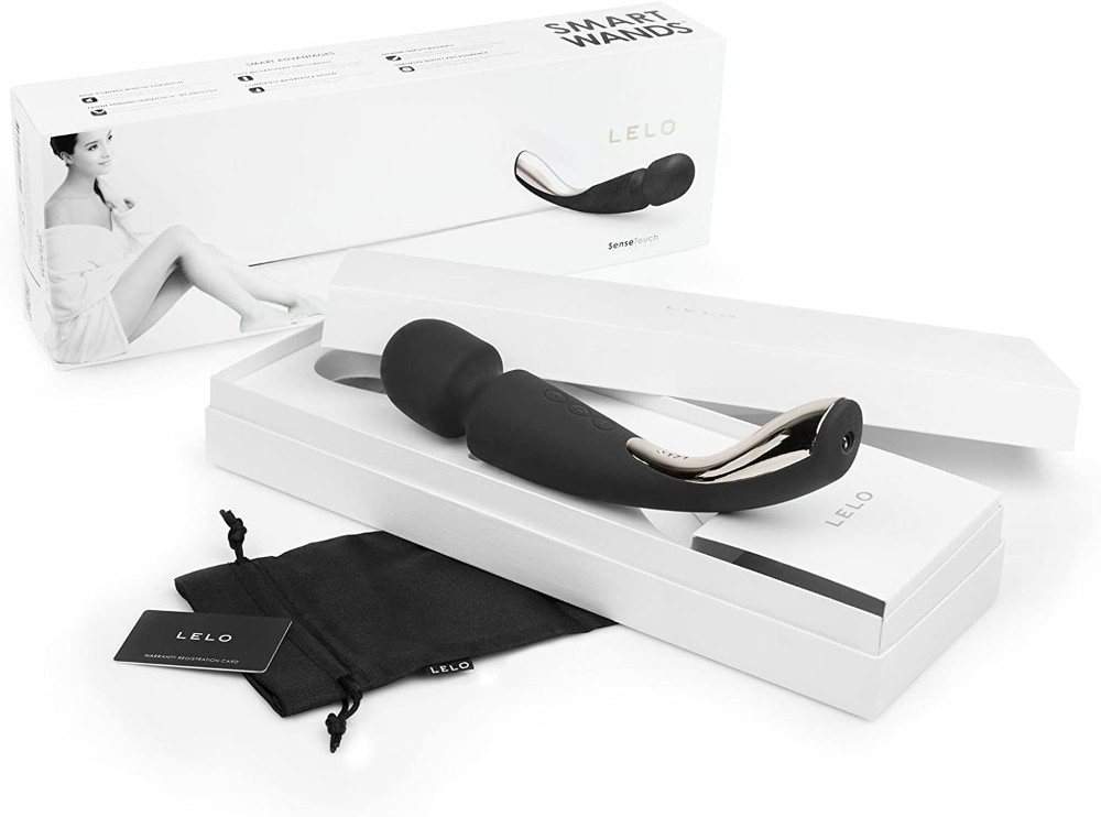 Lelo Smart Wand Massager Black Lüks Masaj Aleti