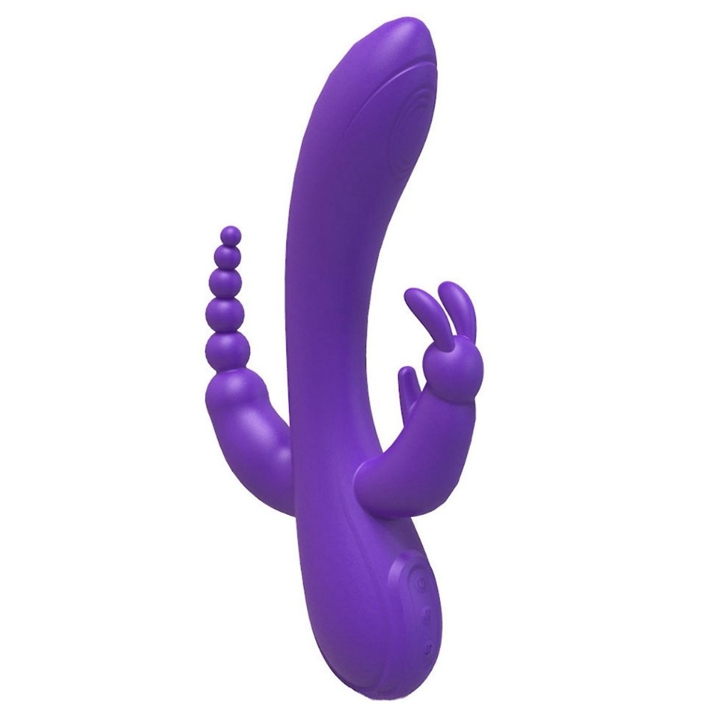 Erox Meilisa 3 İn 1 Clitoral Uyarıcı Rabbit Vibratör - Purple