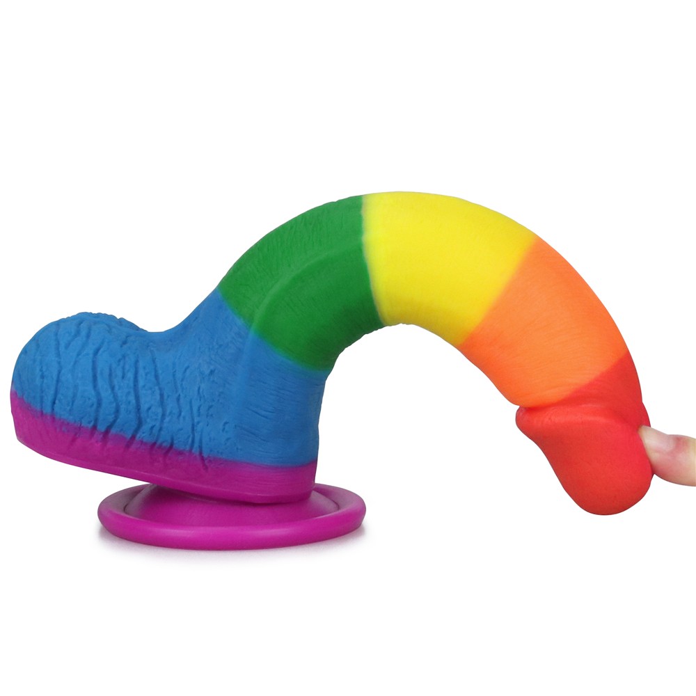 Lovetoy Prider 19.5 cm Renkli Realistik Penis