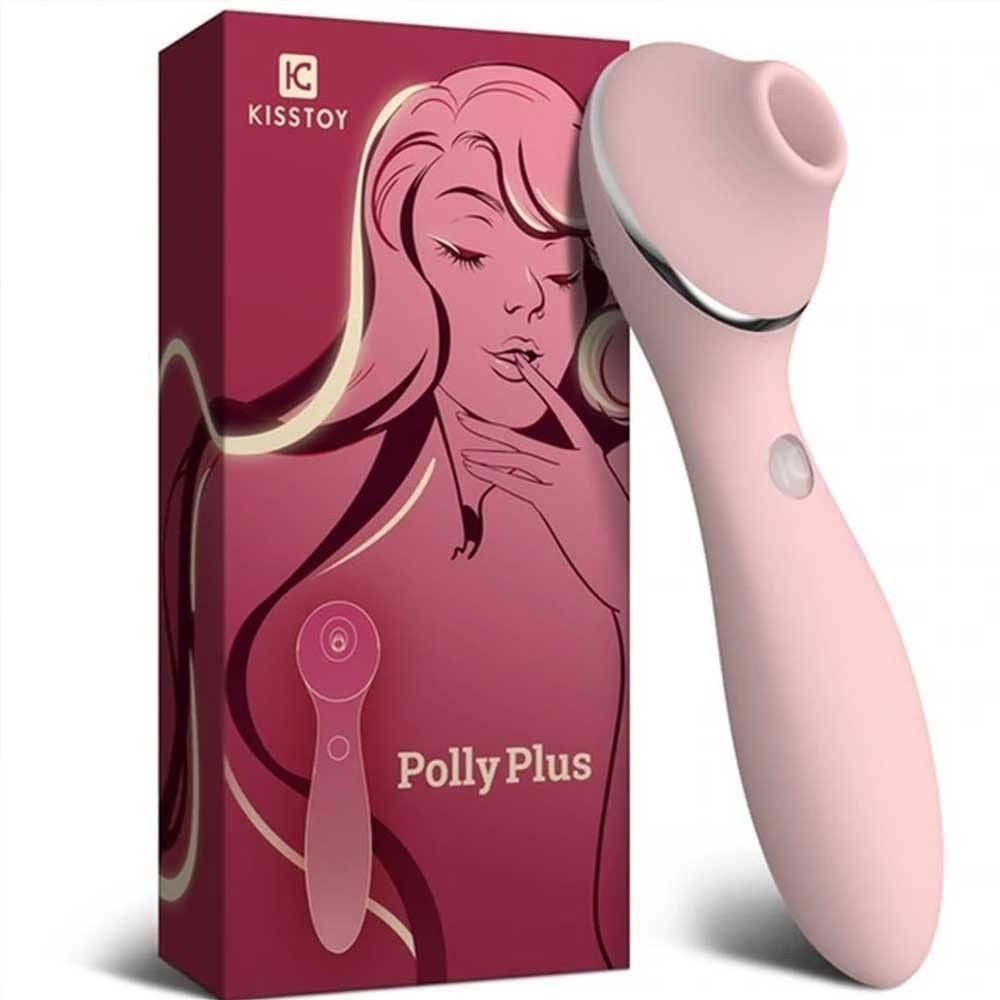 KissToy Polly Air Pulse Warming Vibe Pink Püskürtmeli Isıtmalı Vibratör