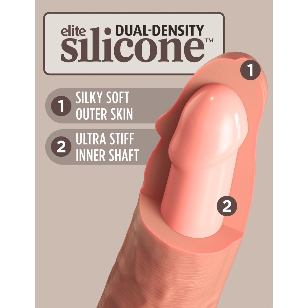 Pipedream King Cock Elite 9 İnch Dual Density Silicone Cock Realistik Penis