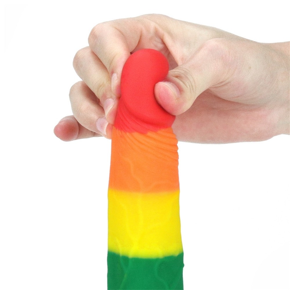 Lovetoy Prider 18.5 Cm Renkli Realistik Penis