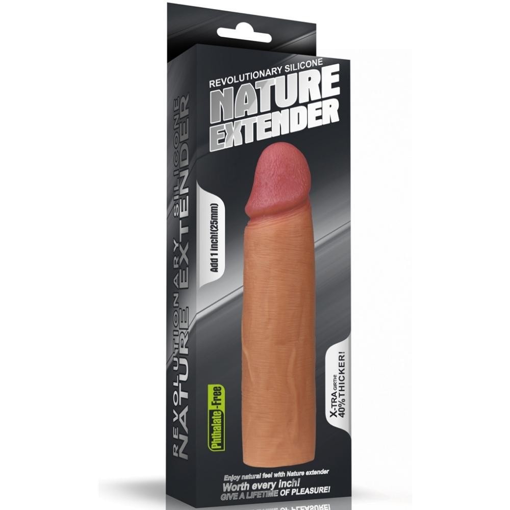 Lovetoy Nature Extender Platinum Silikon Gerçek Et Dokulu Penis Kılıfı