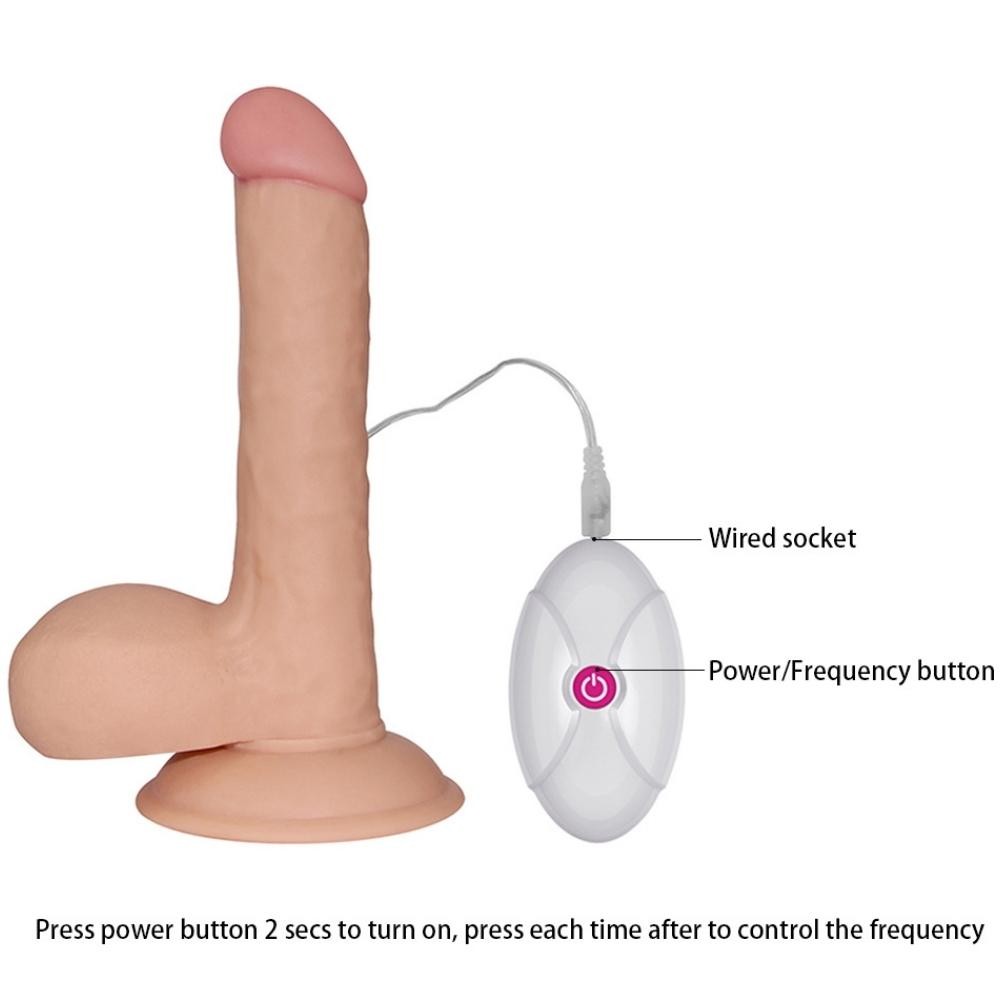 Lovetoy 18 cm Titreşimli ve Kemerli Realistik Penis Strapon Vibratör