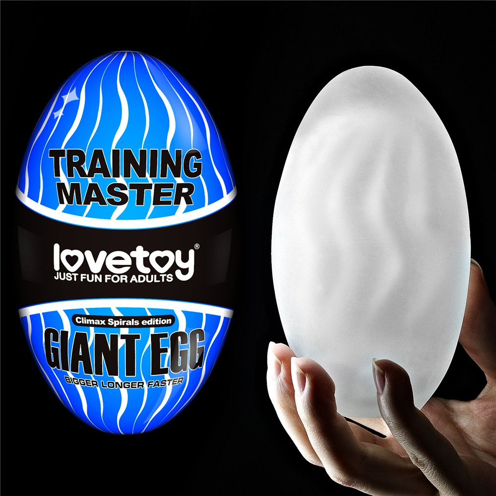 Lovetoy Giant Egg Climax Spirals Edition Masturbator