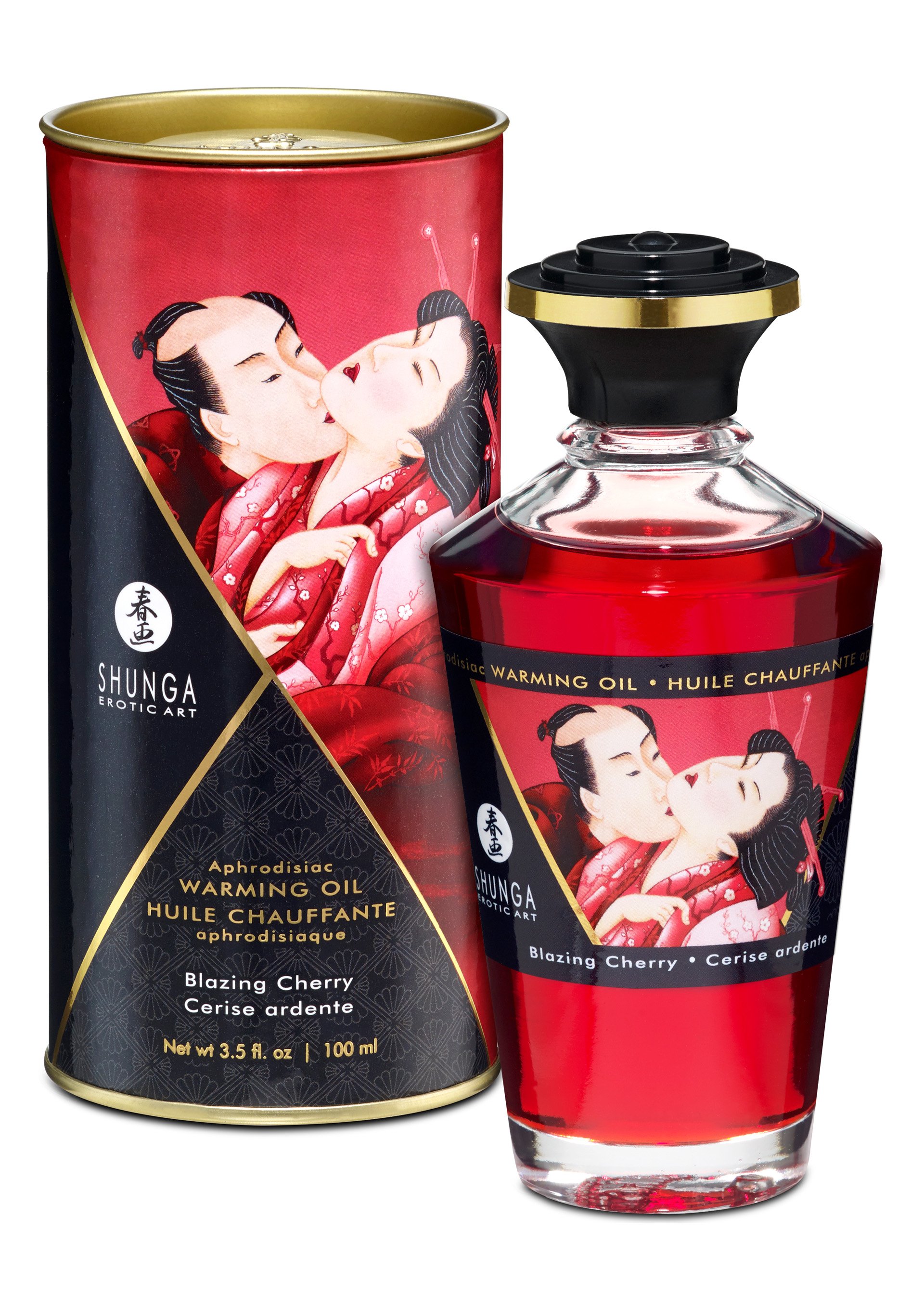 Shunga Aphrodisiac Warming Oil 100 Ml Istımalı Masaj Yağı Kirazlı