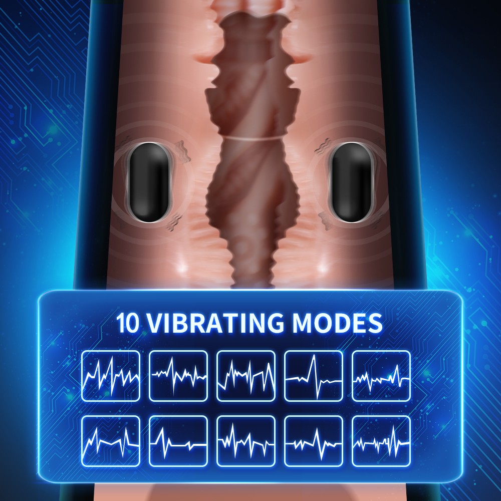 Xise Juicy Lamour Locke Emişli ve Titreşimli Vajina Masturbator JC-MA70046