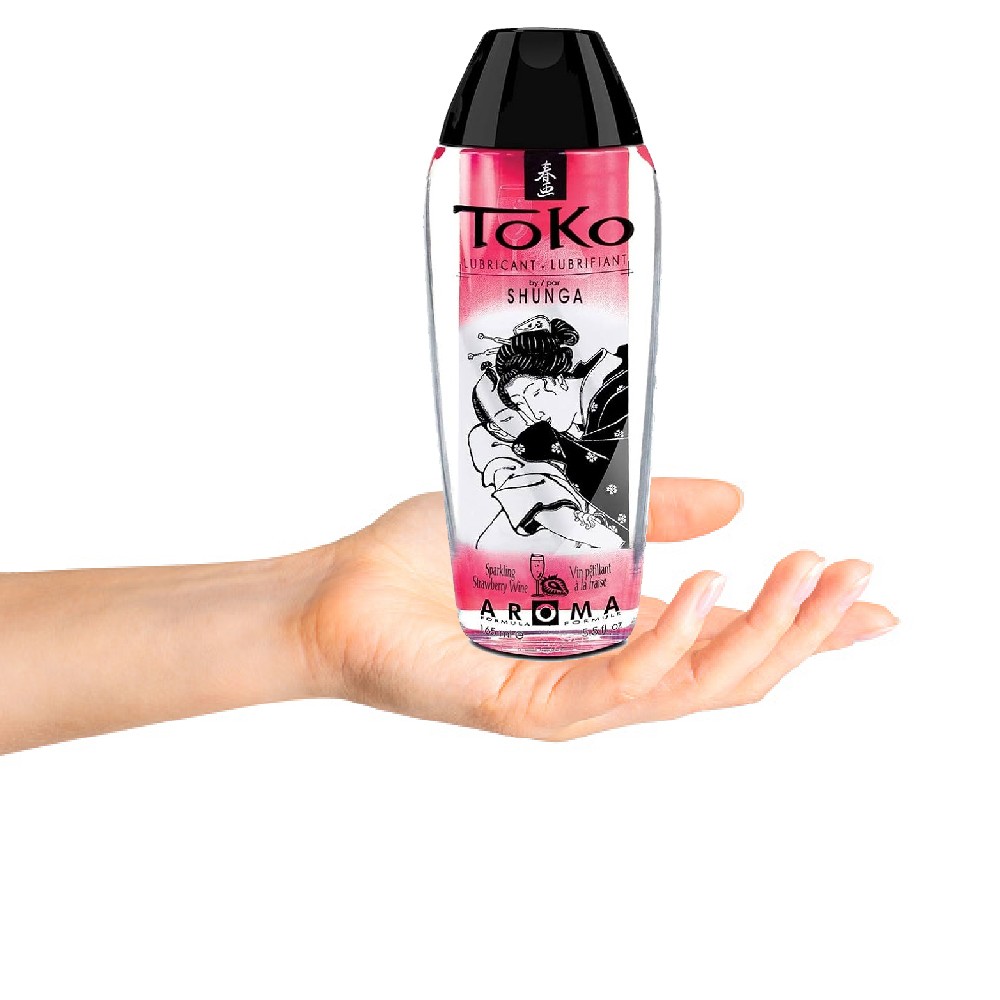 Shunga Toko Aroma Lubricant Gel Çilek Aromalı Kayganlaştırıcı Jel 165 Ml.