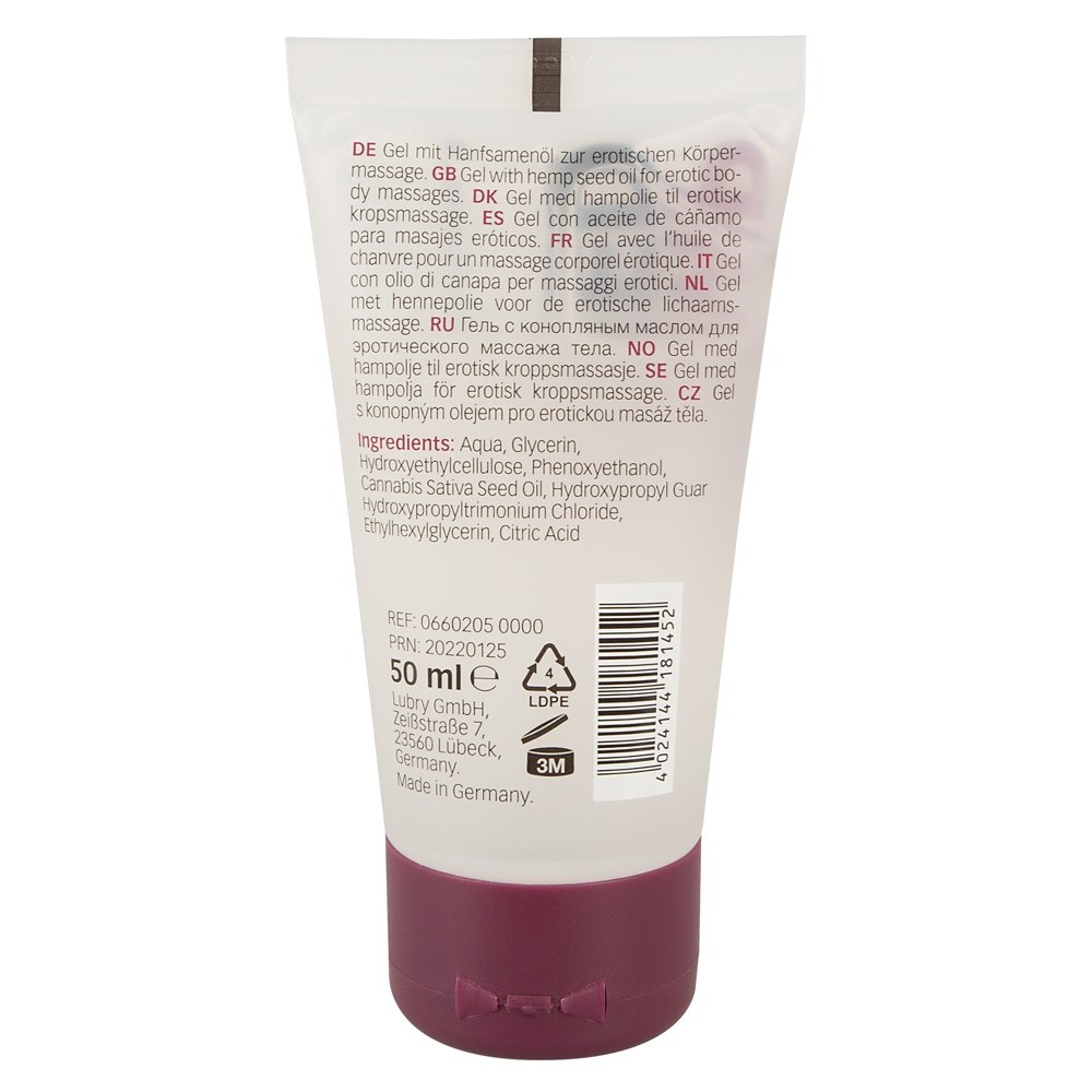 Just Play Hemp Seed Erotic Gel Anal ve Vajinal Kayganlaştırıcı Jel 50 Ml.