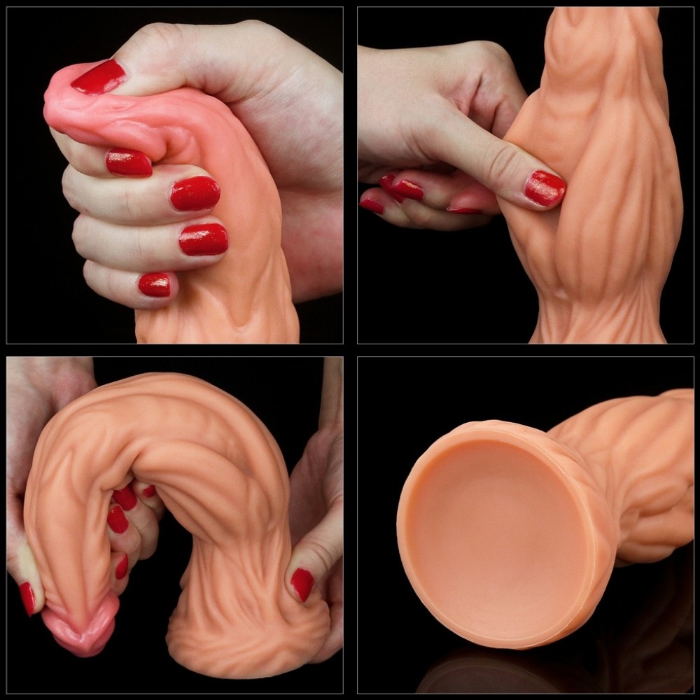 Lovetoy Nature Cock Silicone 24.5 Cm Doğal Dokulu Realistik Penis