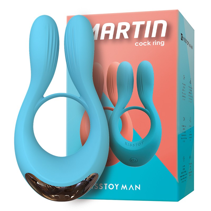 KıssToy Martin Cock Ring Titreşimli Penis Halkası