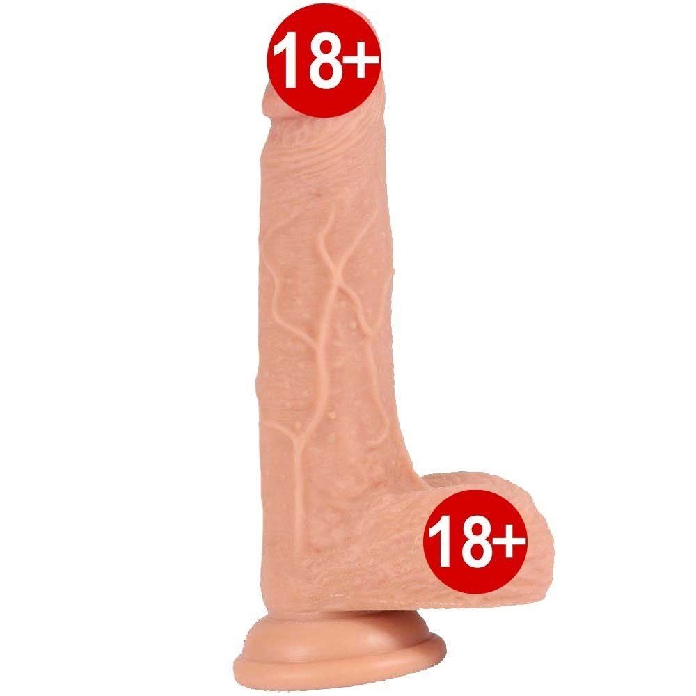 Dildo Series Ekstra Yumuşak Çift Katmanlı Realistik Penis 21 Cm