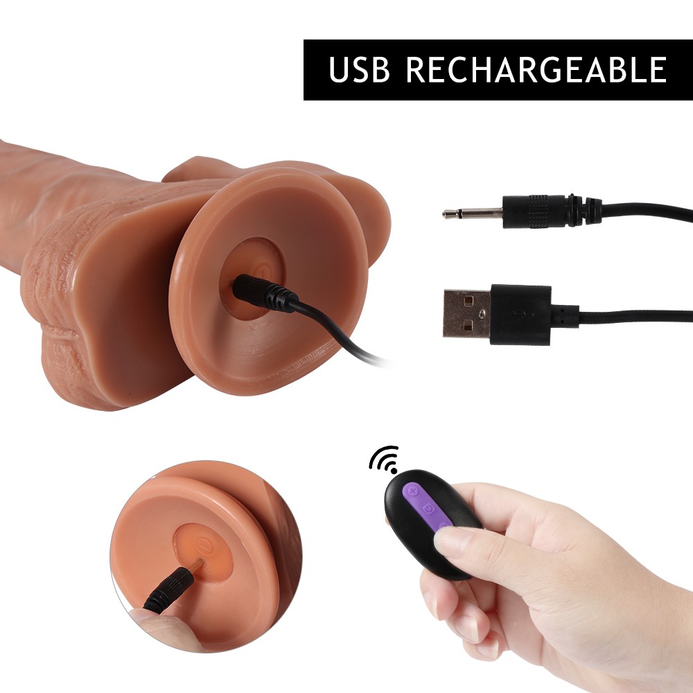 Dildo Series Brody Dual Titreşimli Realistik Penis 21.5 Cm