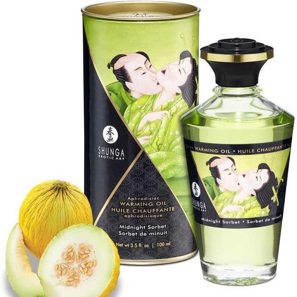 Shunga Aphrodisiac Warming Oil Sorbet Aromalı Isıtmalı Masaj Yağı 100 Ml.