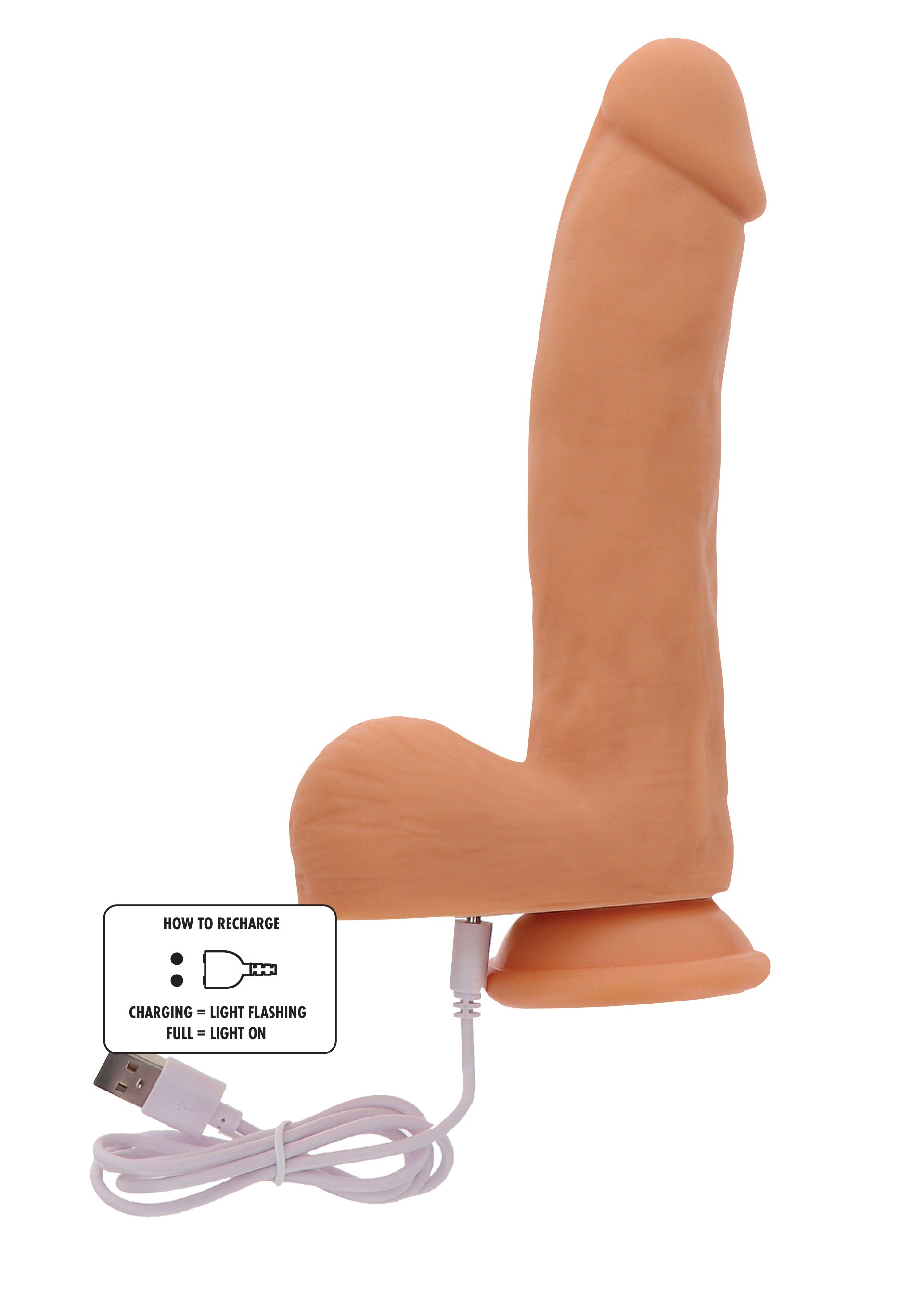 ToyJoy Naked Gerçekçi Dönebilen Hareketli Penis 19.5 Cm