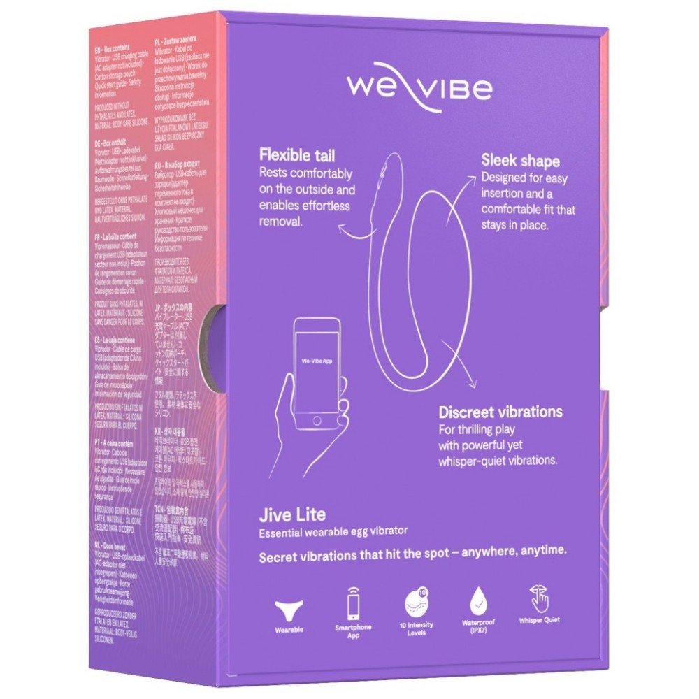 We-Vibe Jive Lite Telefon Kontrollü G-Spot Uyarıcı Giyilebilir Vibratör