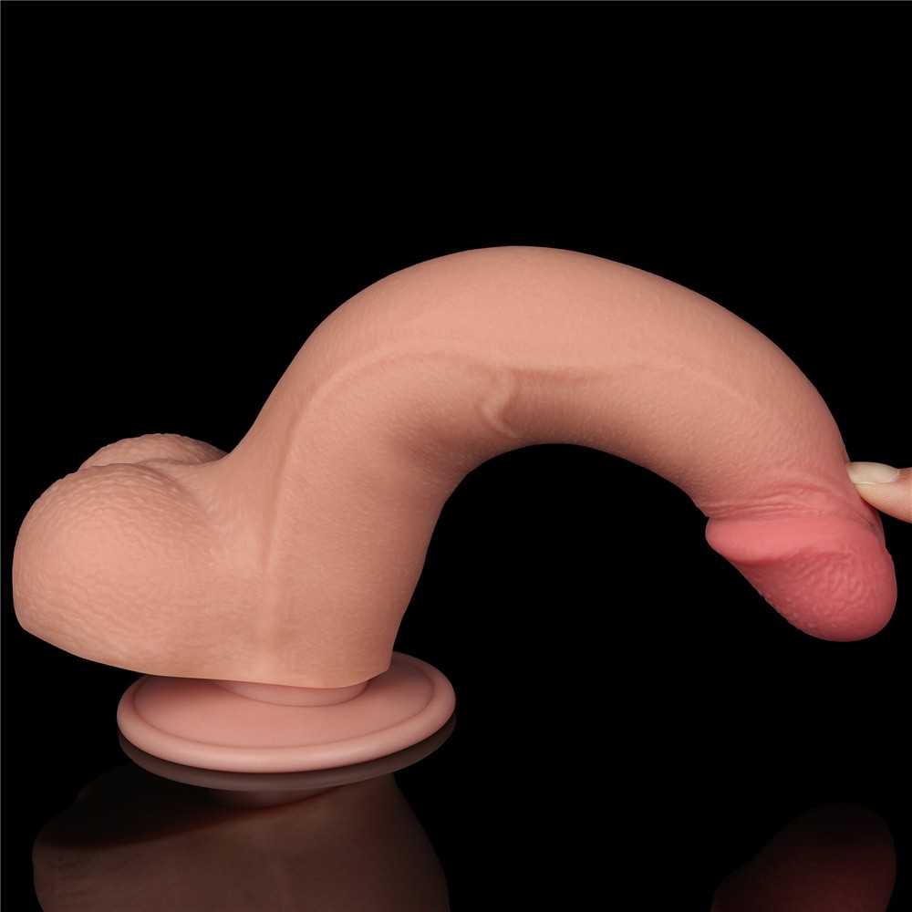 Lovetoy Sliding Skin Dual Layer 20 Cm Realistik Penis