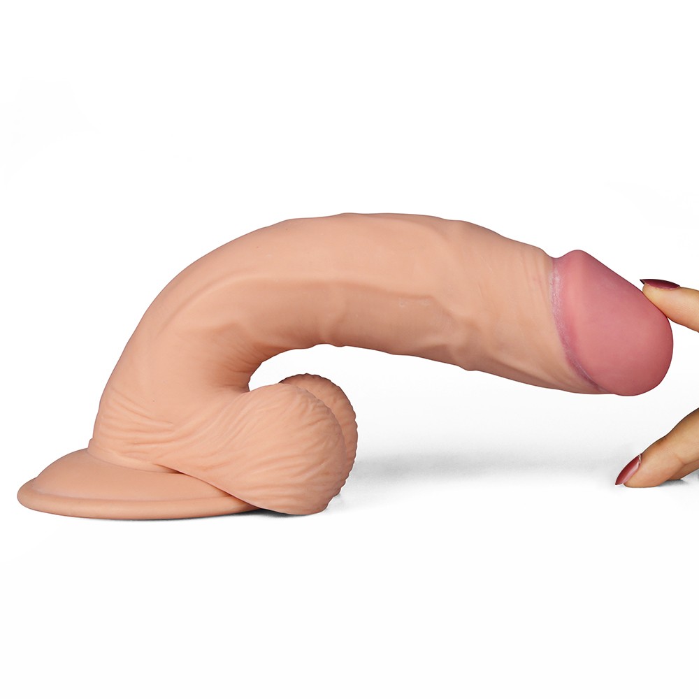 Ultra Soft 23 cm Yumuşak Titreşimli Kemerli Penis