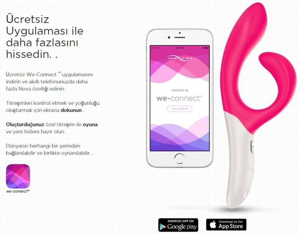 We-Vibe Nova Akıllı Telefon Uyumlu Şarjlı Vibratör