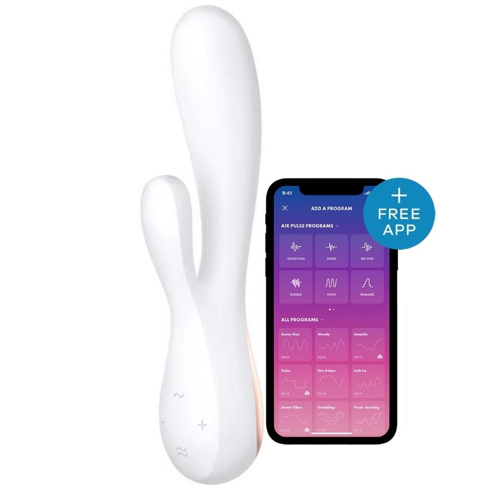 Satisfyer Mono Flex White Telefon Kontrollü Rabbit Vibratör
