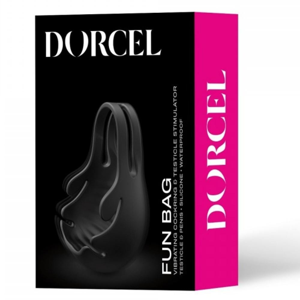 Dorcel Fun Bag Titreşimli Testis ve Penis Halkası