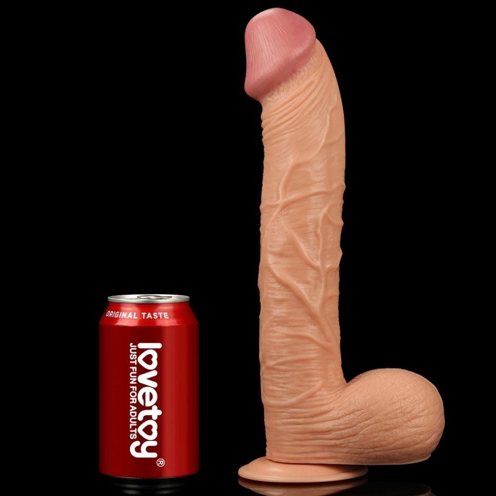 Lovetoy King Sized 33 cm Kalın Damarlı Gerçekçi Realistik Penis