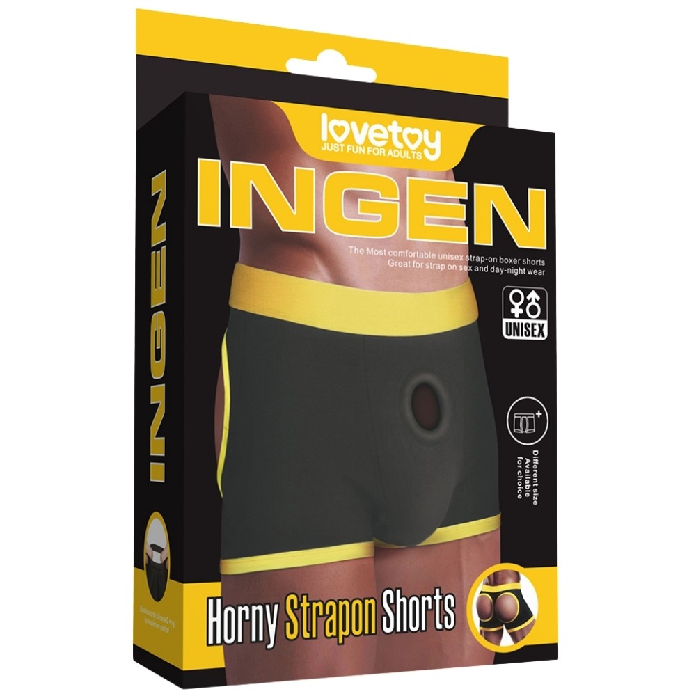 Lovetoy Horny Strapon Shorts Boxer Penis Kemeri XL-XXL Beden