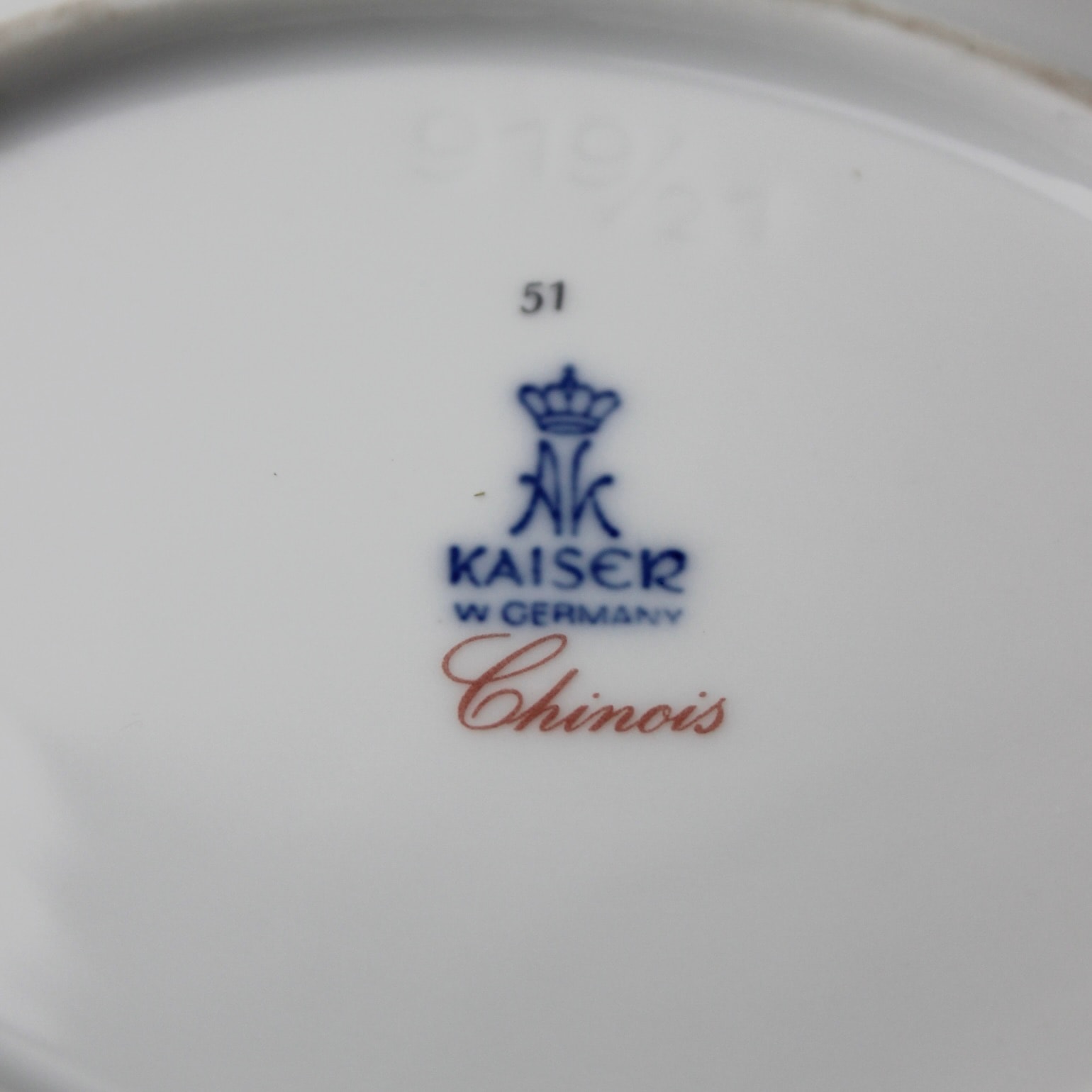 Kaiser İmalat Damgalı Porselen Sunumluk 