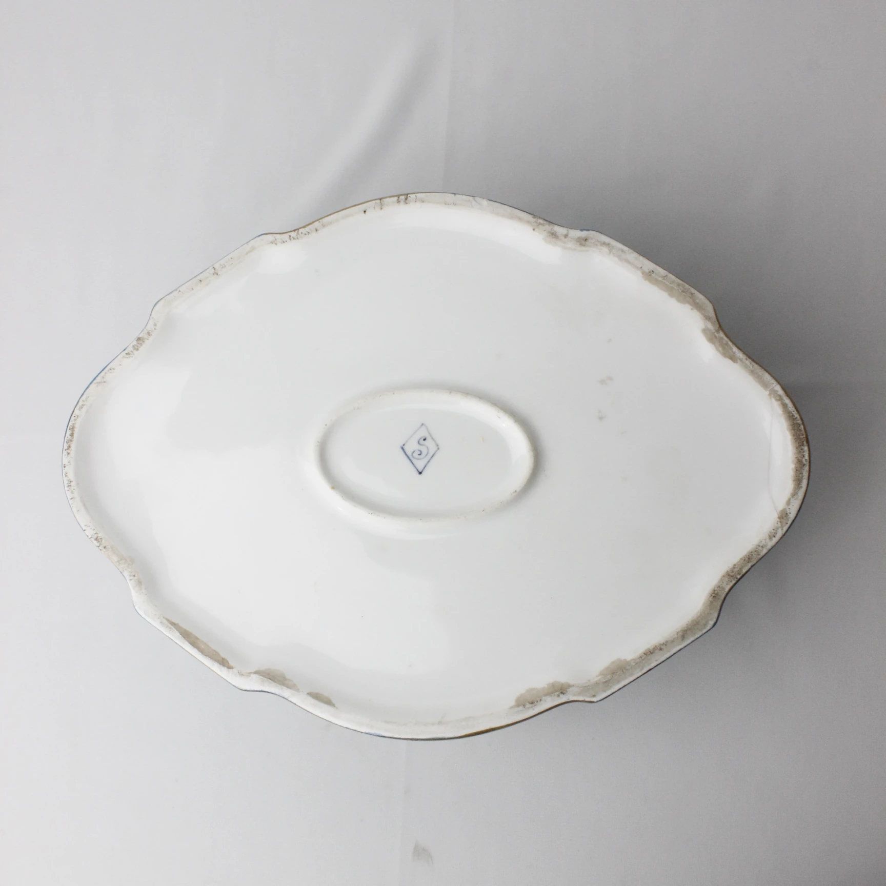 Asırlık Dev Boy Sevres El Boyama Sanatçı İmzalı  Bonbonier